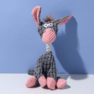 Novyado pet toy — Pink & Gray Donkey