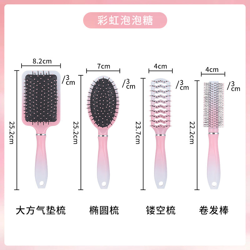 Peach Pink Gradient (033) — 4-piece styling set