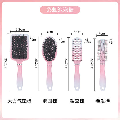 Peach Pink Gradient (033) — 4-piece styling set