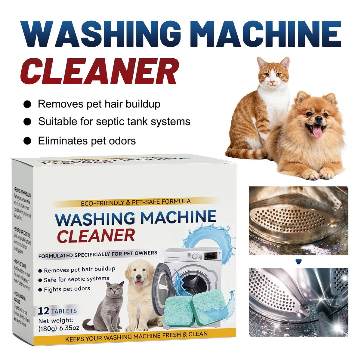 Novyado Washing Machine Cleaning Tablets — 24 Pack — image 5