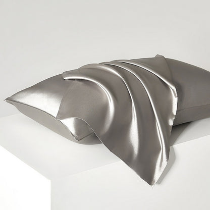 Silver satin pillowcase — select pack quantity