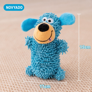 Novyado pet toy — Blue Mop Dog