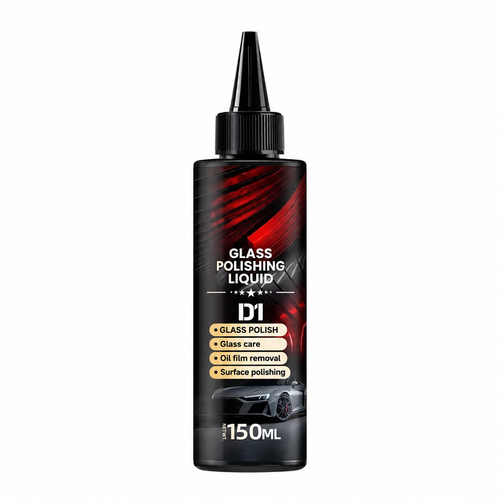 Car glass polish - single bottle - English label