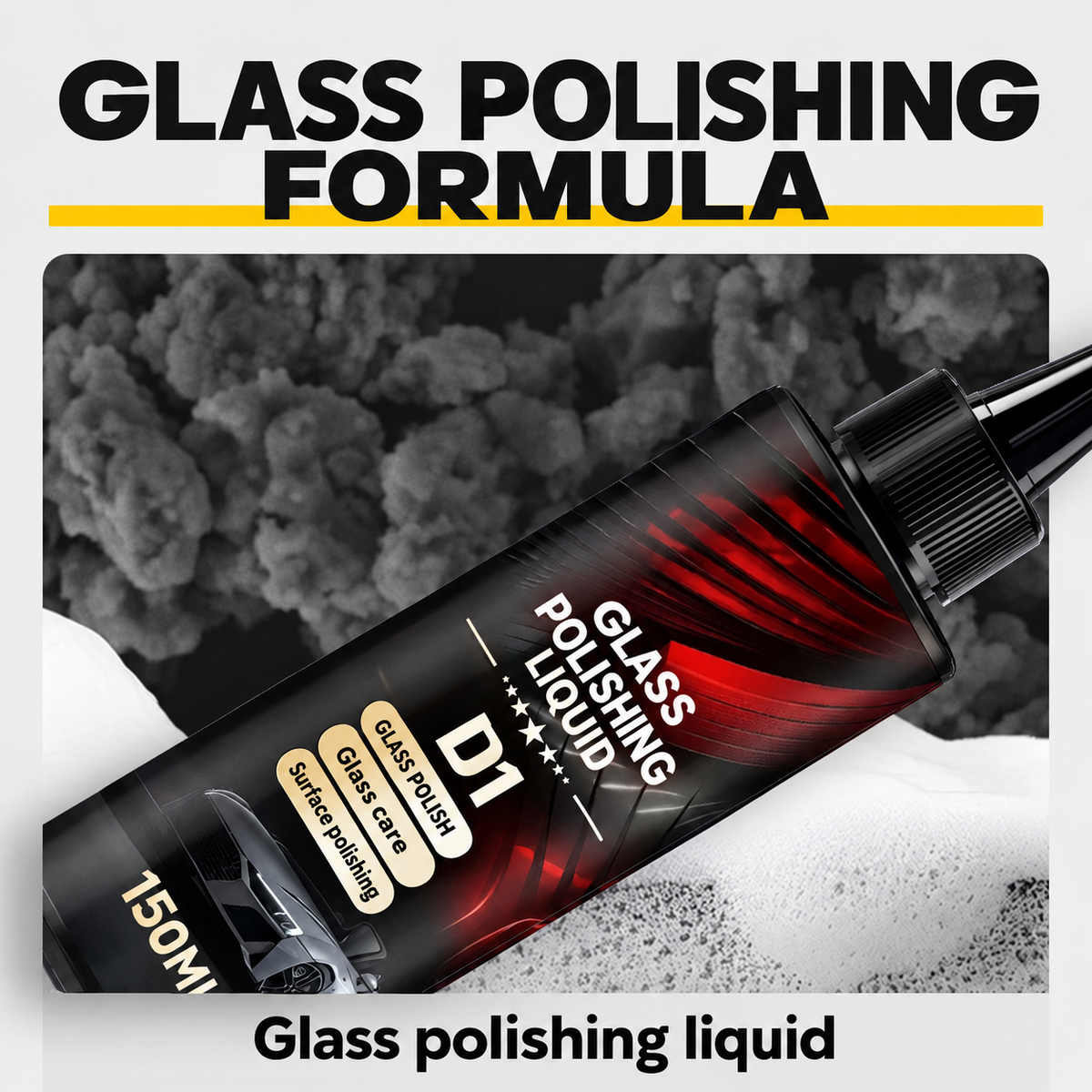 Glass polishing formula - English