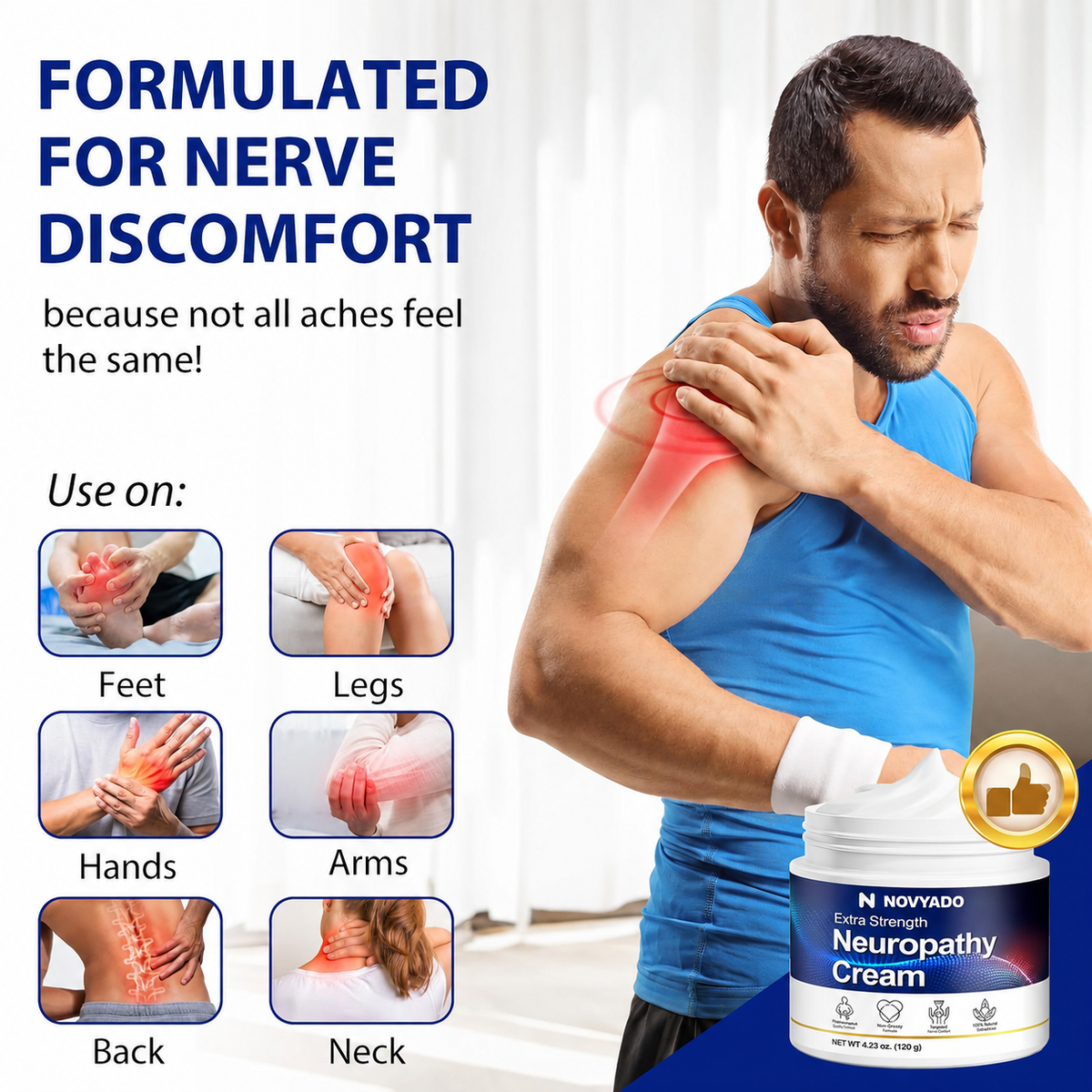 Novyado Nerve Comfort Cream for nerve discomfort