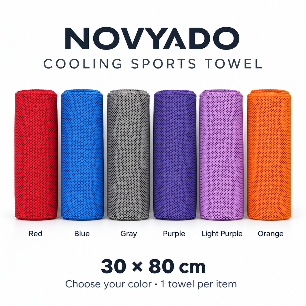Cooling towel color range