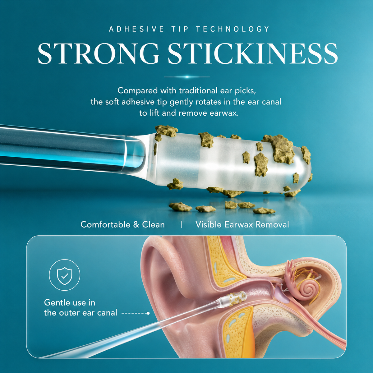 Novyado Reusable Sticky Ear Cleaning Sticks — source gallery 3