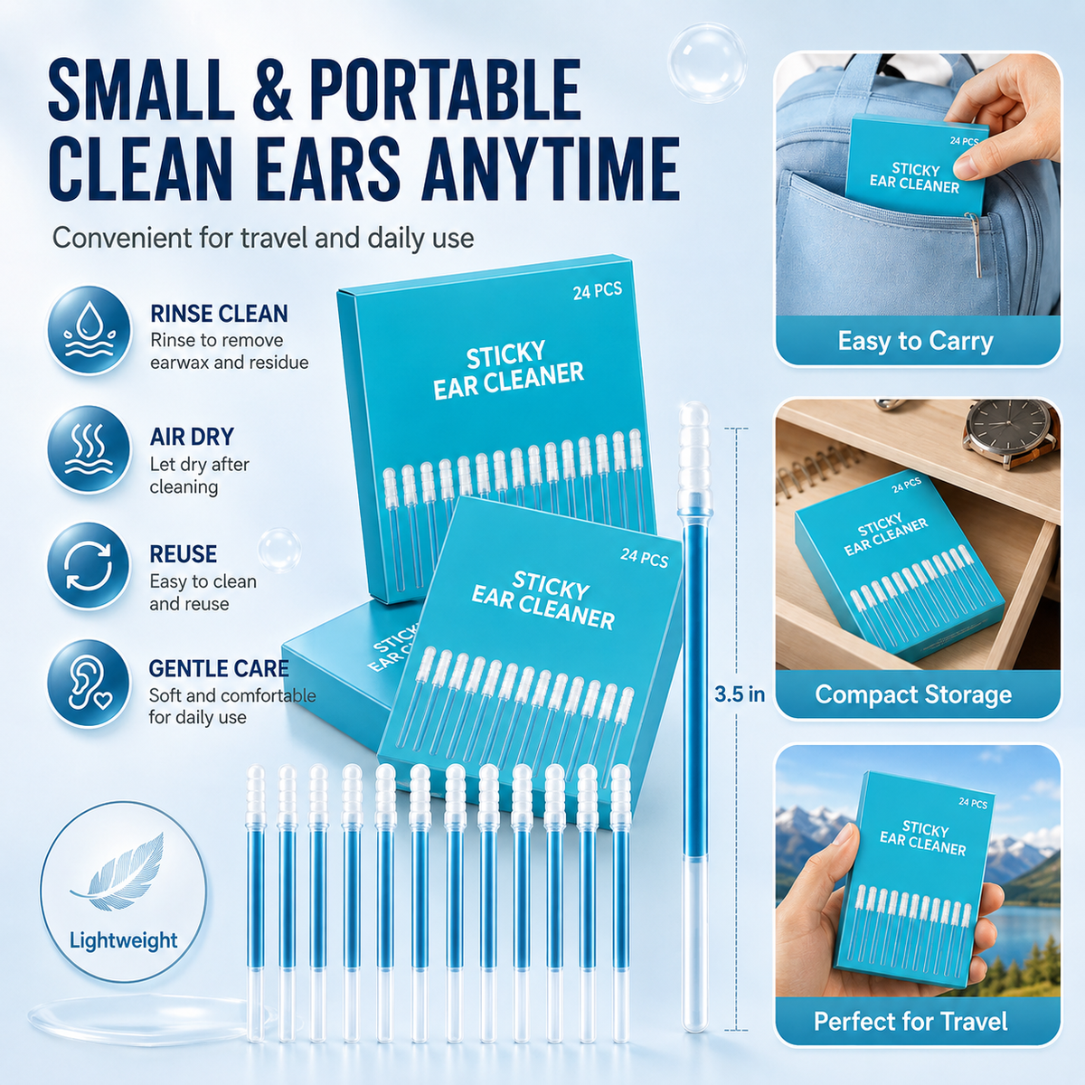 Novyado Reusable Sticky Ear Cleaning Sticks — source gallery 6